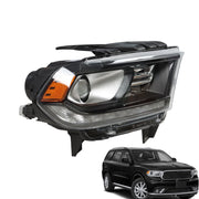 DURAFORCE HID LED Headlight DRL Black Passenger Side for Dodge Durango 2016-2020