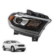 DURAFORCE HID LED Headlight DRL Black Passenger Side for Dodge Durango 2016-2020