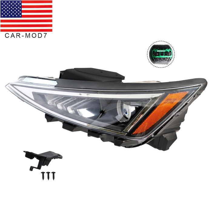 DURAFORCE 2019-2020 Hyundai Elantra Left Headlight Assembly Halogen Driver Side Sedan