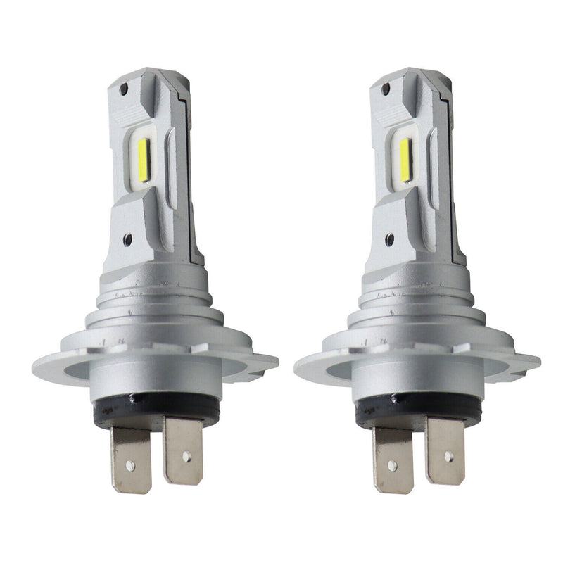 DURAFORCE H7 LED Headlight Bulbs 6500K Super White High Low Beam Kit 4Pcs Bright