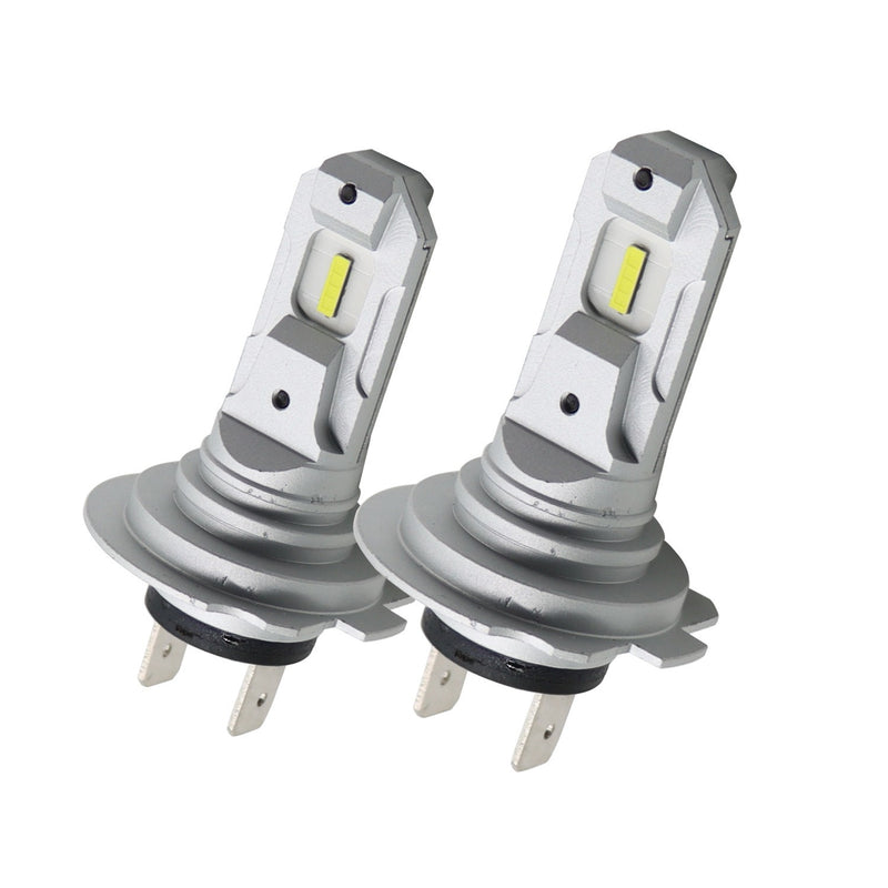 DURAFORCE H7 LED Headlight Bulbs 6500K Super White High Low Beam Kit 4Pcs Bright