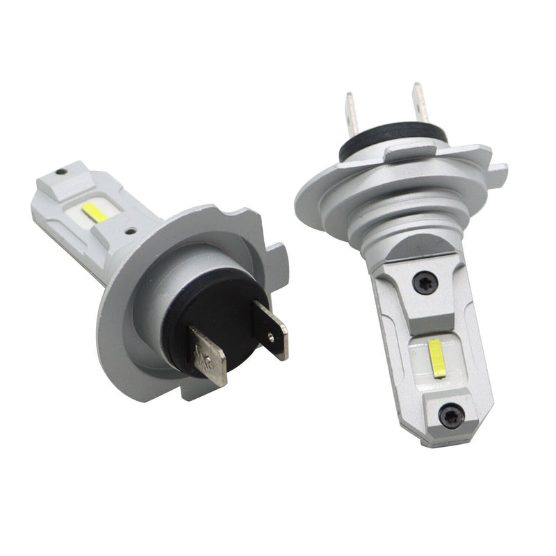 DURAFORCE H7 LED Headlight Bulbs 6500K Super White High Low Beam Kit 4Pcs Bright