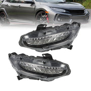 DURAFORCE LED Headlights Kit for 2016-2021 Honda Civic 10th Gen Sedan & Hatchback