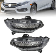 DURAFORCE LED Headlights Kit for 2016-2021 Honda Civic 10th Gen Sedan & Hatchback