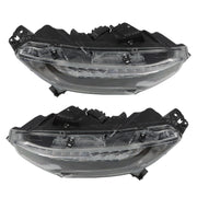 DURAFORCE LED Headlights Kit for 2016-2021 Honda Civic 10th Gen Sedan & Hatchback