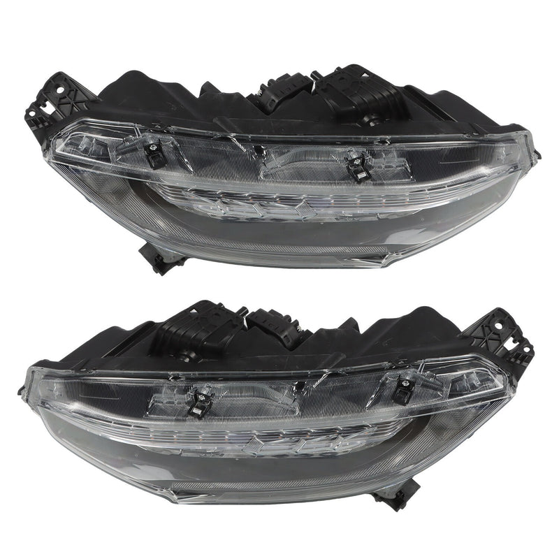 DURAFORCE LED Headlights Kit for 2016-2021 Honda Civic 10th Gen Sedan & Hatchback