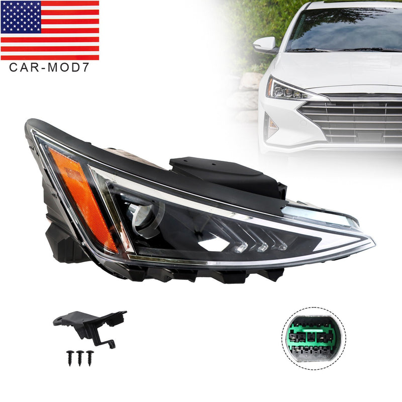 DURAFORCE 2019-2020 Hyundai Elantra Sedan Right Side Passenger Headlight Replacement