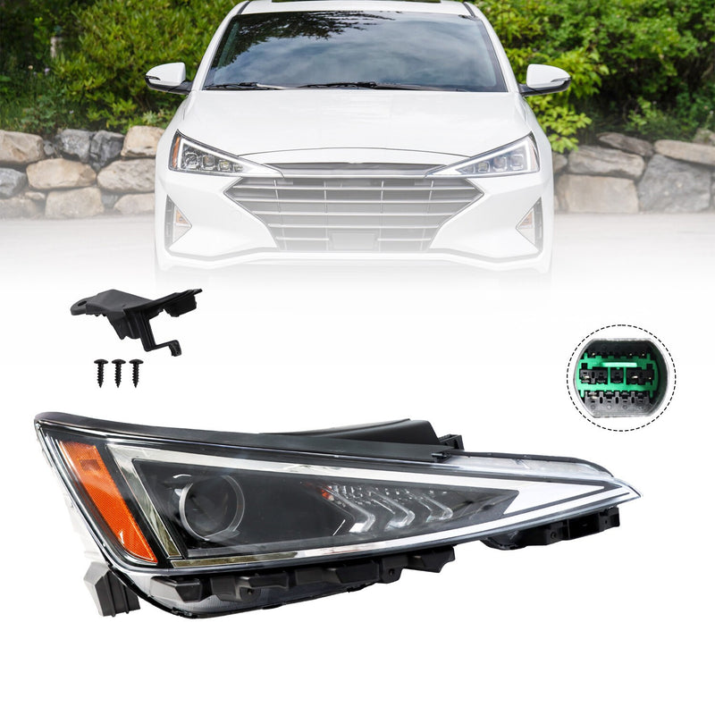 DURAFORCE 2019-2020 Hyundai Elantra Sedan Right Side Passenger Headlight Replacement