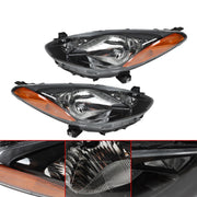 DURAFORCE Halogen Headlights Left & Right for 2011-2014 Mazda 2 LH + RH Sides