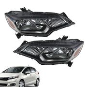 DURAFORCE Halogen Headlight Set Left Right Pair for 2015-2017 Honda Fit