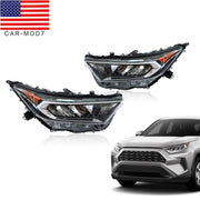 DURAFORCE LED Headlight Assembly for 2019-2022 Toyota RAV4 LE XLE Left & Right Side