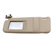 DURAFORCE Left Driver Side Sun Visor Tan Beige for 2007-2011 Toyota Camry Sunroof