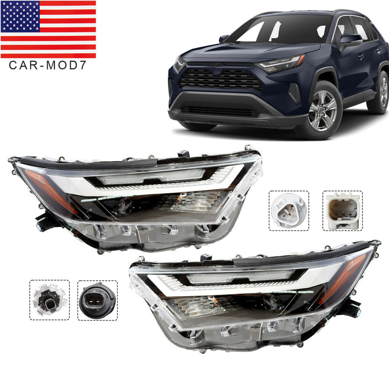 DURAFORCE LED Headlights 2022-2024 Toyota RAV4 Left & Right Side 2pc Replacement