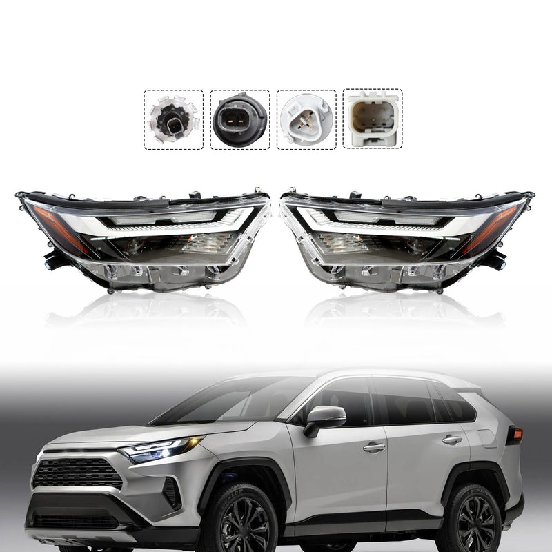 DURAFORCE LED Headlights 2022-2024 Toyota RAV4 Left & Right Side 2pc Replacement