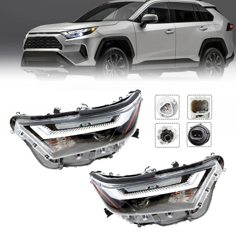DURAFORCE LED Headlights 2022-2024 Toyota RAV4 Left & Right Side 2pc Replacement