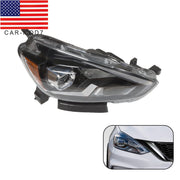 DURAFORCE LED Headlight Right Side Black for 2016-2019 Nissan Sentra SL SR