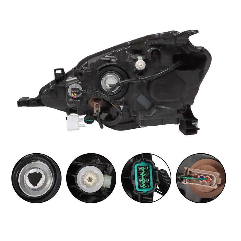DURAFORCE LED Headlight Right Side Black for 2016-2019 Nissan Sentra SL SR