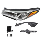 DURAFORCE Left Front Headlight for Hyundai Sonata 2015-2017 Driver Side US Model