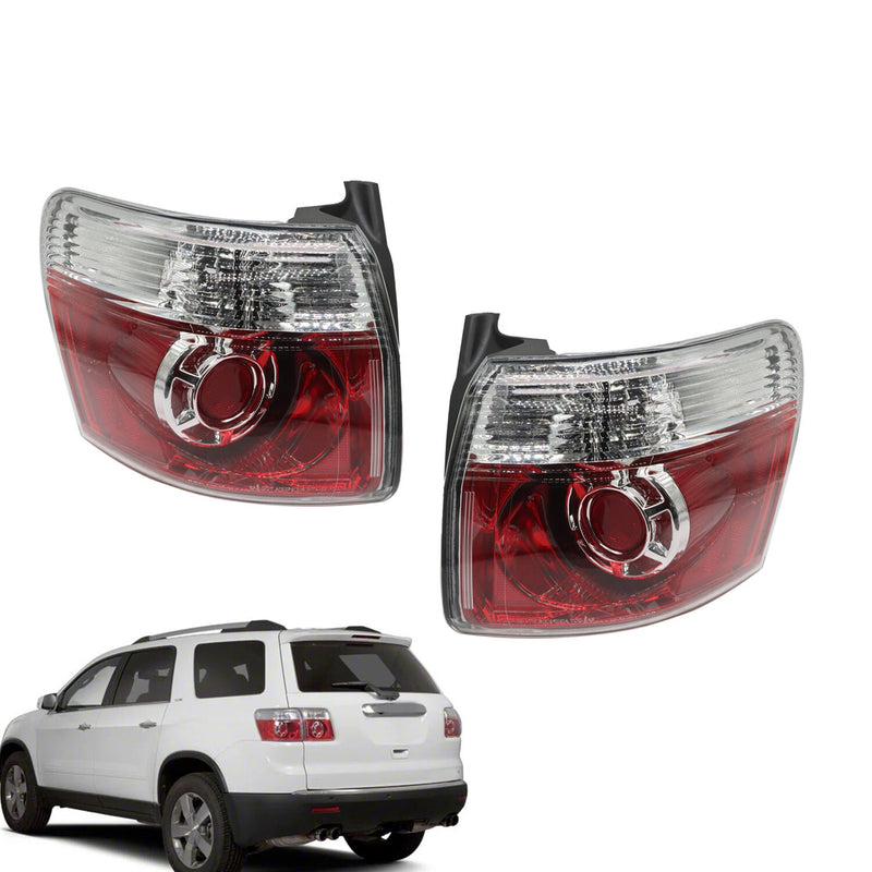 DURAFORCE LED Tail Light Set Left Right Outer for 2007-2012 GMC Acadia Driver Passenger