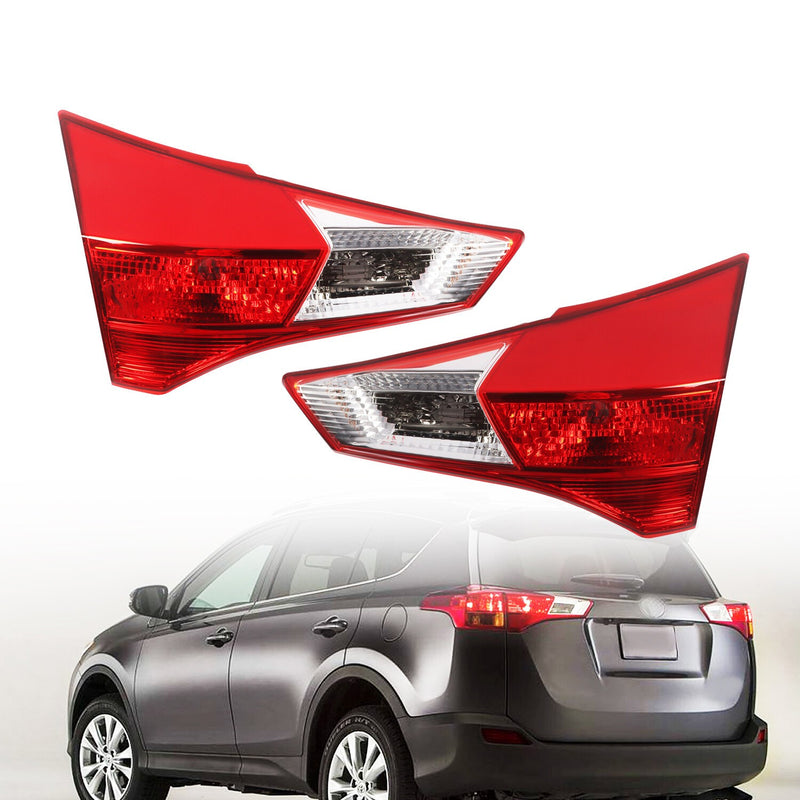 DURAFORCE Toyota RAV4 2013-2015 Inner Tail Light Driver & Passenger Side Rear Lamp