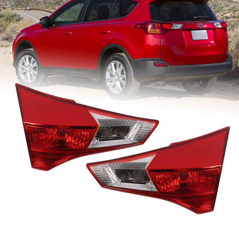 DURAFORCE Toyota RAV4 2013-2015 Inner Tail Light Driver & Passenger Side Rear Lamp