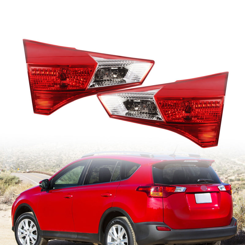 DURAFORCE Toyota RAV4 2013-2015 Inner Tail Light Driver & Passenger Side Rear Lamp