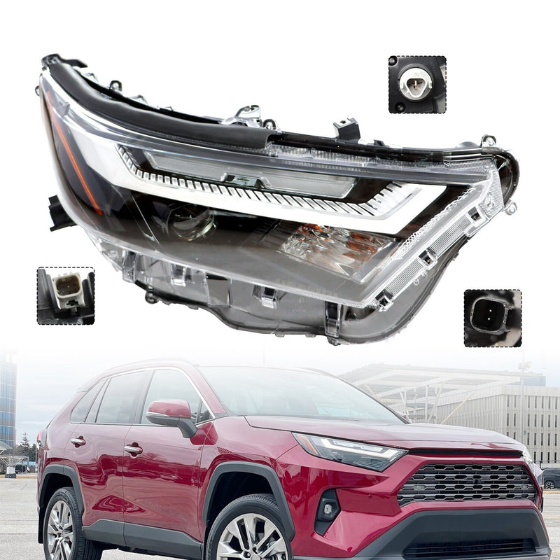 DURAFORCE LED Headlight Right Passenger Assembly for 2022-2024 Toyota RAV4 811100R350