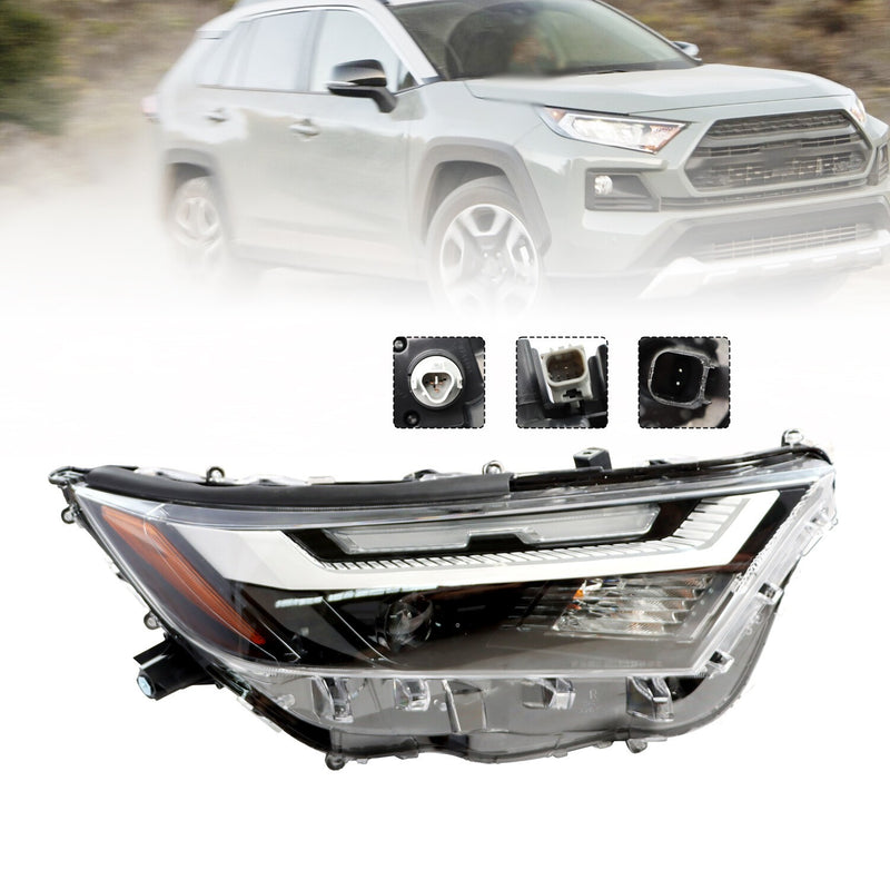 DURAFORCE LED Headlight Right Passenger Assembly for 2022-2024 Toyota RAV4 811100R350