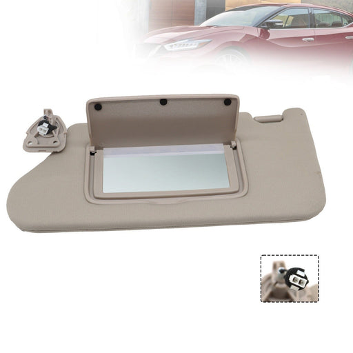 DURAFORCE Gray Left Driver Sun Visor w/ Lamp 2016-2023 Nissan Maxima 96401-9DE0A