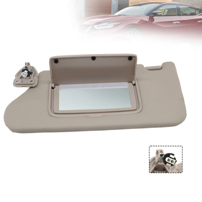 DURAFORCE Gray Left Driver Sun Visor w/ Lamp 2016-2023 Nissan Maxima 96401-9DE0A