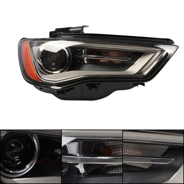 DURAFORCE 2015-2016 Audi A3 S3 Right Side HID Xenon Headlight Headlamp Passenger RH