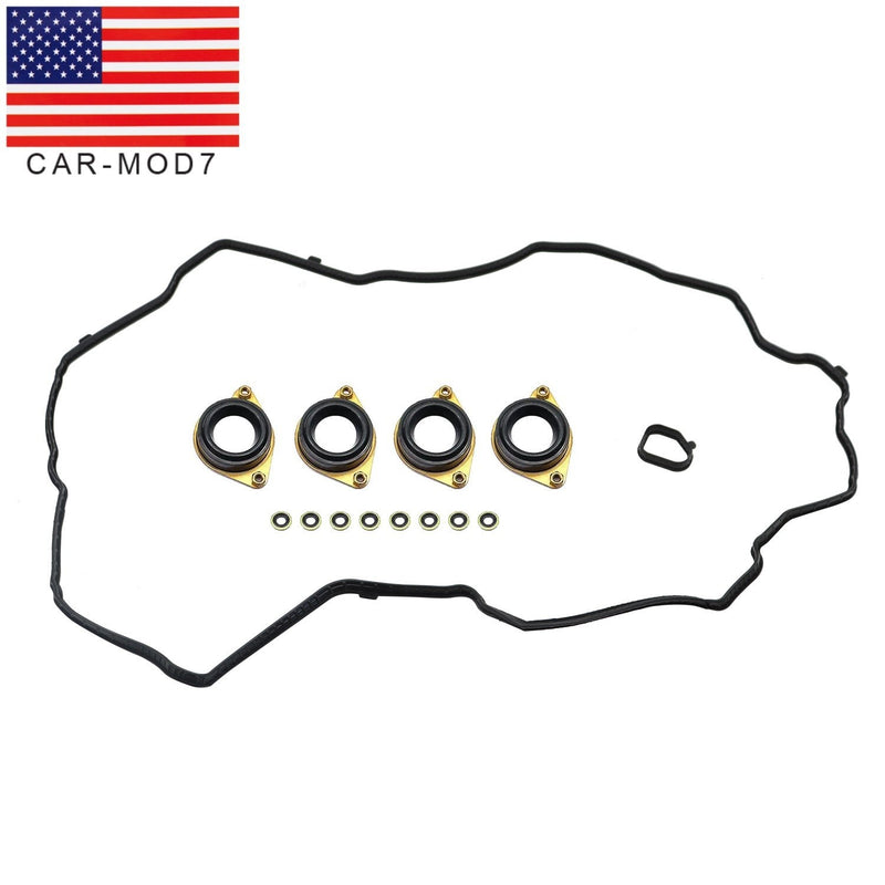 DURAFORCE Honda Accord 2.4L Valve Cover Gasket Set Kit 2013-2017 Engine Replacement