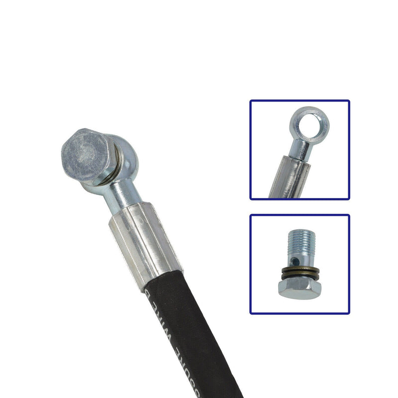 DURAFORCE Hydraulic Top Link 2-2 with Locking Block 19.7"-28" 2X Hose Tractor Part