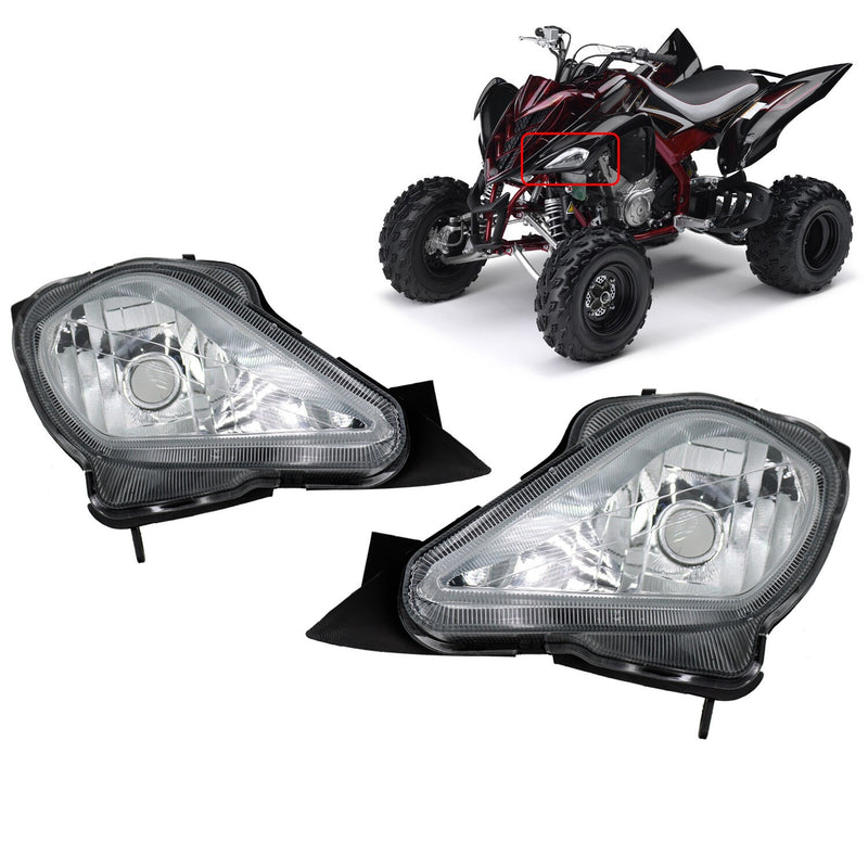 DURAFORCE Yamaha Raptor 450 700 Headlight Assemblies Pair 2006-2022 Replacement Parts