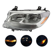 DURAFORCE Left Halogen Headlight Driver Side for 2019-2022 Mercedes Sprinter W907