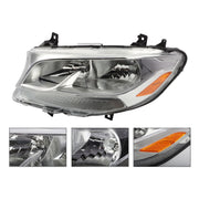 DURAFORCE Left Halogen Headlight Driver Side for 2019-2022 Mercedes Sprinter W907