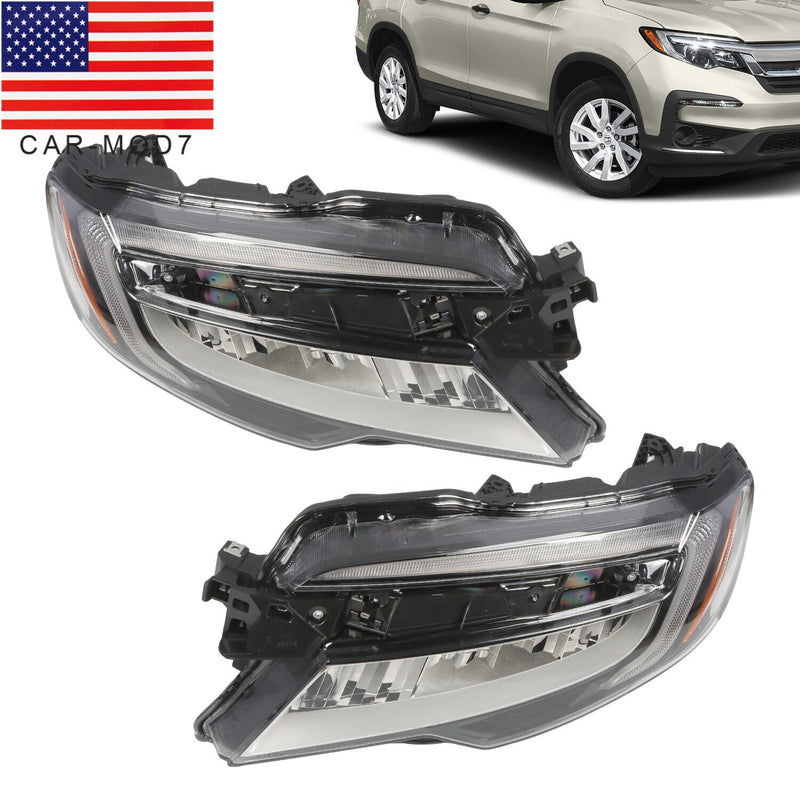 DURAFORCE LED Headlights for 2019-2022 Honda Pilot & 2019-2021 Passport Left & Right