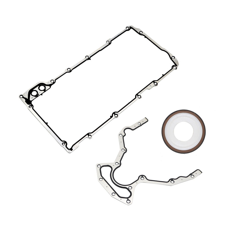 DURAFORCE Engine Rear Main Seal & Oil Pan Gasket Kit for Chevy GMC 4.8-6.2L V8 OHV