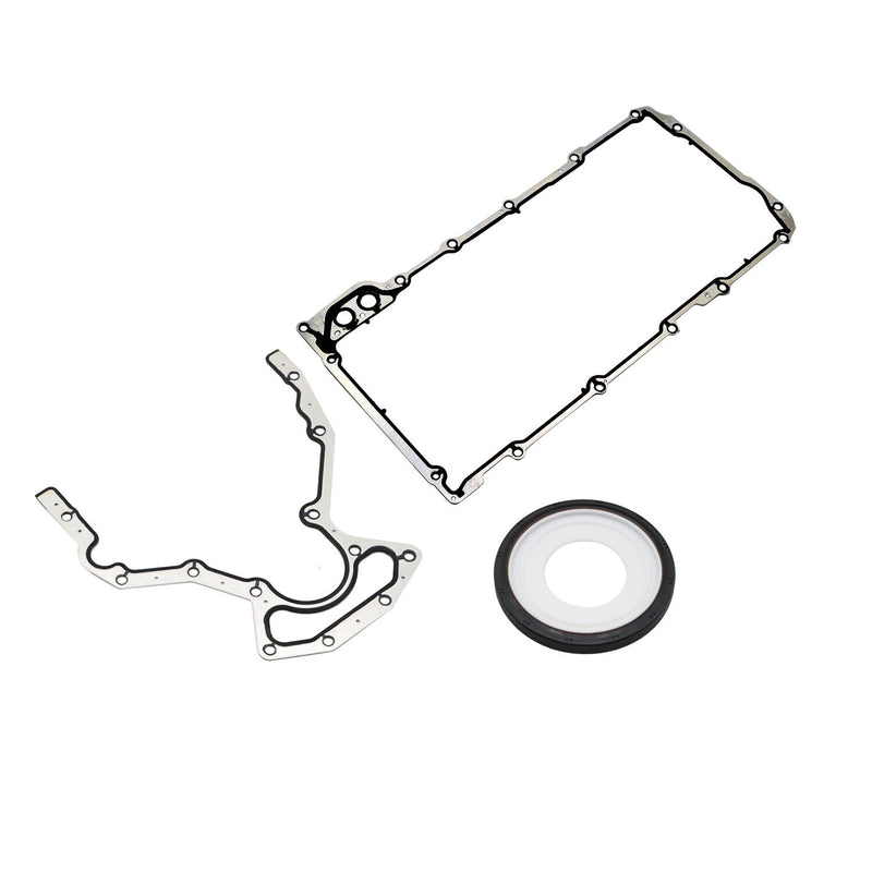 DURAFORCE Engine Rear Main Seal & Oil Pan Gasket Kit for Chevy GMC 4.8-6.2L V8 OHV