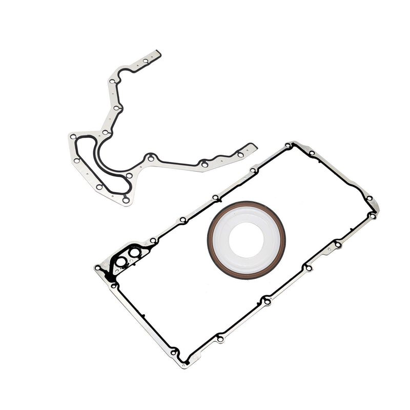 DURAFORCE Engine Rear Main Seal & Oil Pan Gasket Kit for Chevy GMC 4.8-6.2L V8 OHV