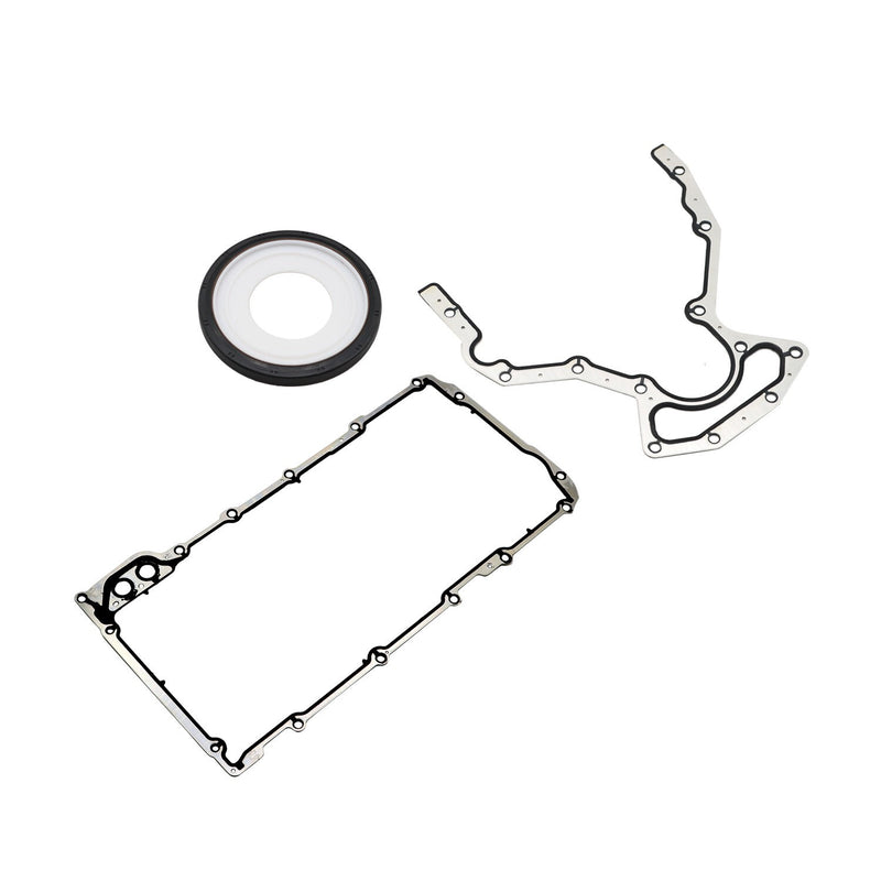 DURAFORCE Engine Rear Main Seal & Oil Pan Gasket Kit for Chevy GMC 4.8-6.2L V8 OHV