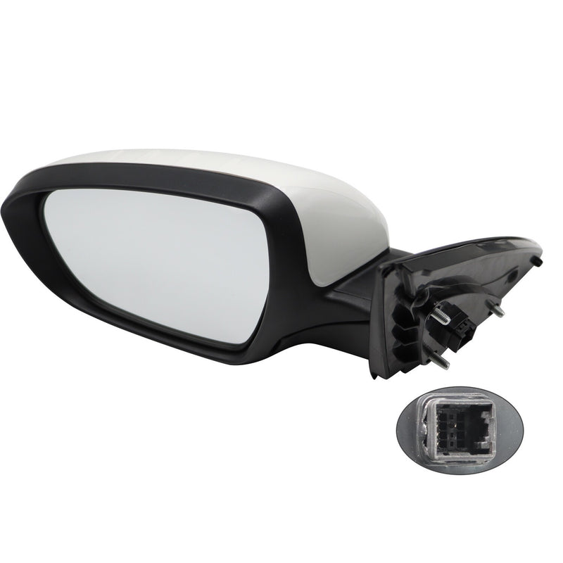 DURAFORCE Left Driver Side Mirror with Turn Signal for 2011-2013 Kia Optima Manual Fold