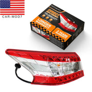 DURAFORCE Left Driver Side LED Tail Light for Nissan Sentra 2013-2015 Outer Lamp