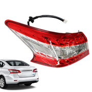 DURAFORCE Left Driver Side LED Tail Light for Nissan Sentra 2013-2015 Outer Lamp