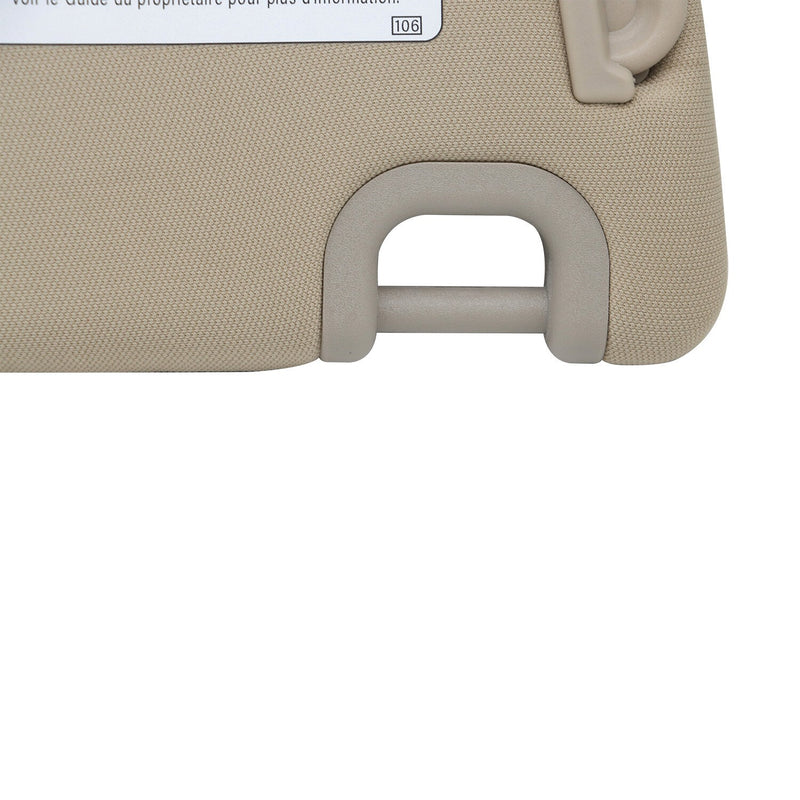 DURAFORCE Left Driver Side Sun Visor Infiniti QX60 2015-2017 Extendable 2.5L