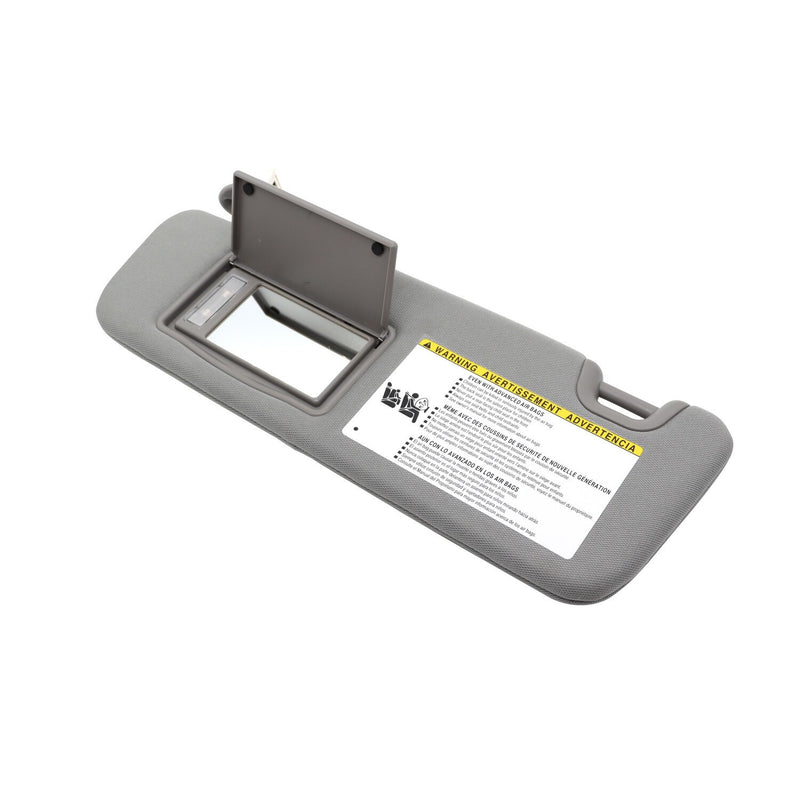 DURAFORCE Left Driver Side Gray Sun Visor for Toyota Highlander 2014-2019 74320-0E074-B0