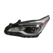 DURAFORCE Left Halogen Headlight w/ LED DRL Bulbs for 2016-2018 Buick Envision Driver Side
