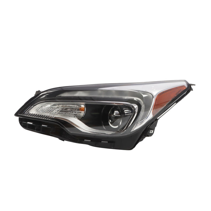 DURAFORCE Left Halogen Headlight w/ LED DRL Bulbs for 2016-2018 Buick Envision Driver Side