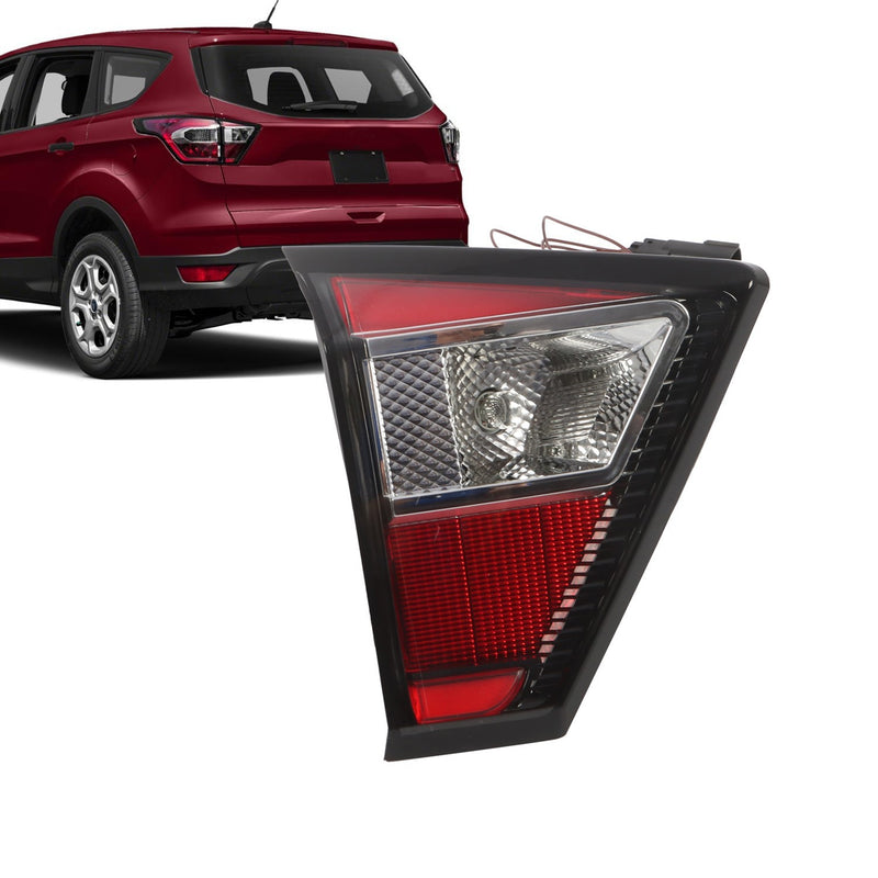 DURAFORCE Left LH Inner Tail Light Brake Lamp w/Bulb for Ford Escape Kuga 2017-2019
