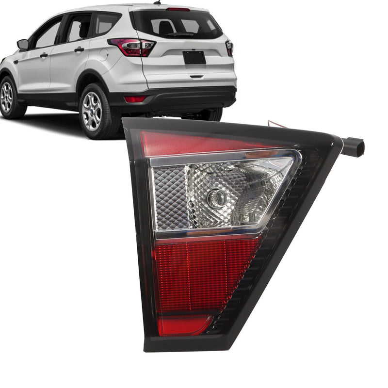 DURAFORCE Left LH Inner Tail Light Brake Lamp w/Bulb for Ford Escape Kuga 2017-2019
